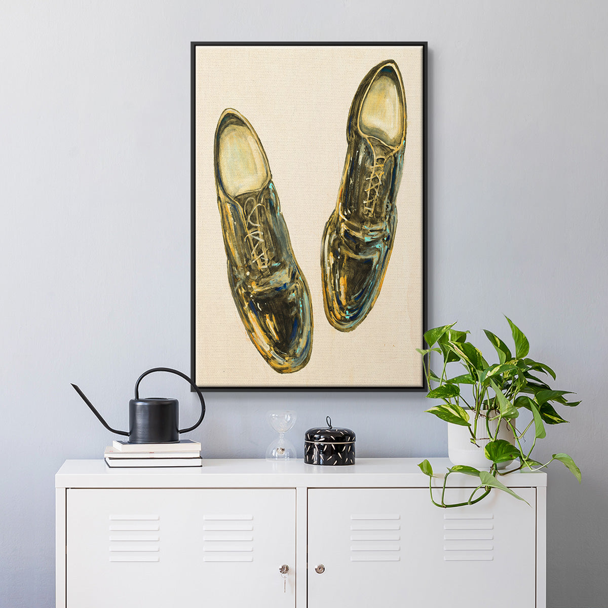 The Shoe Fits I V1 - Floater Framed Canvas Print