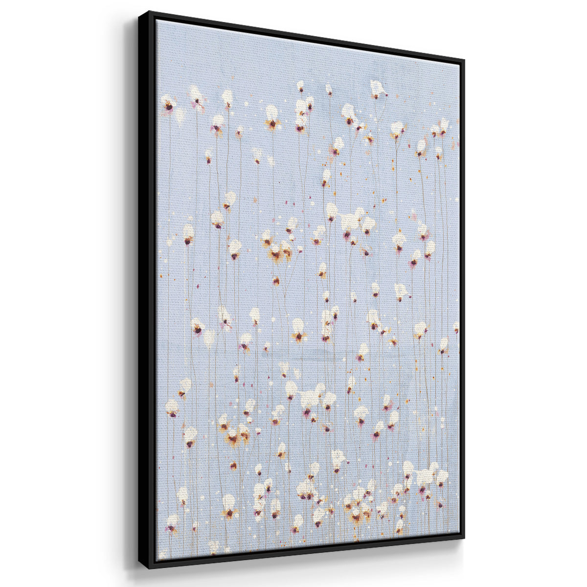String Theory V1 - Floater Framed Canvas Print