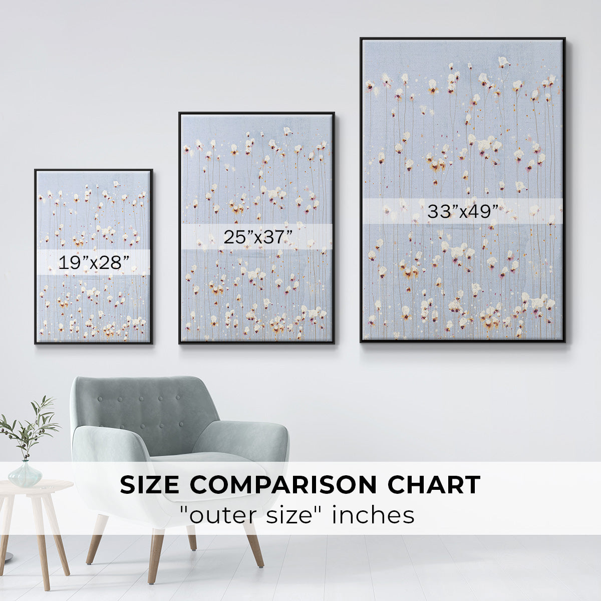 String Theory V1 - Floater Framed Canvas Print