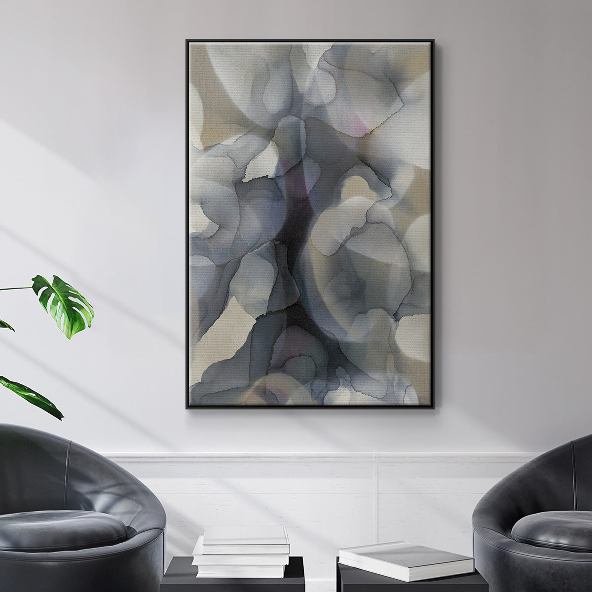 Heavy Weather - Floater Framed Canvas Print