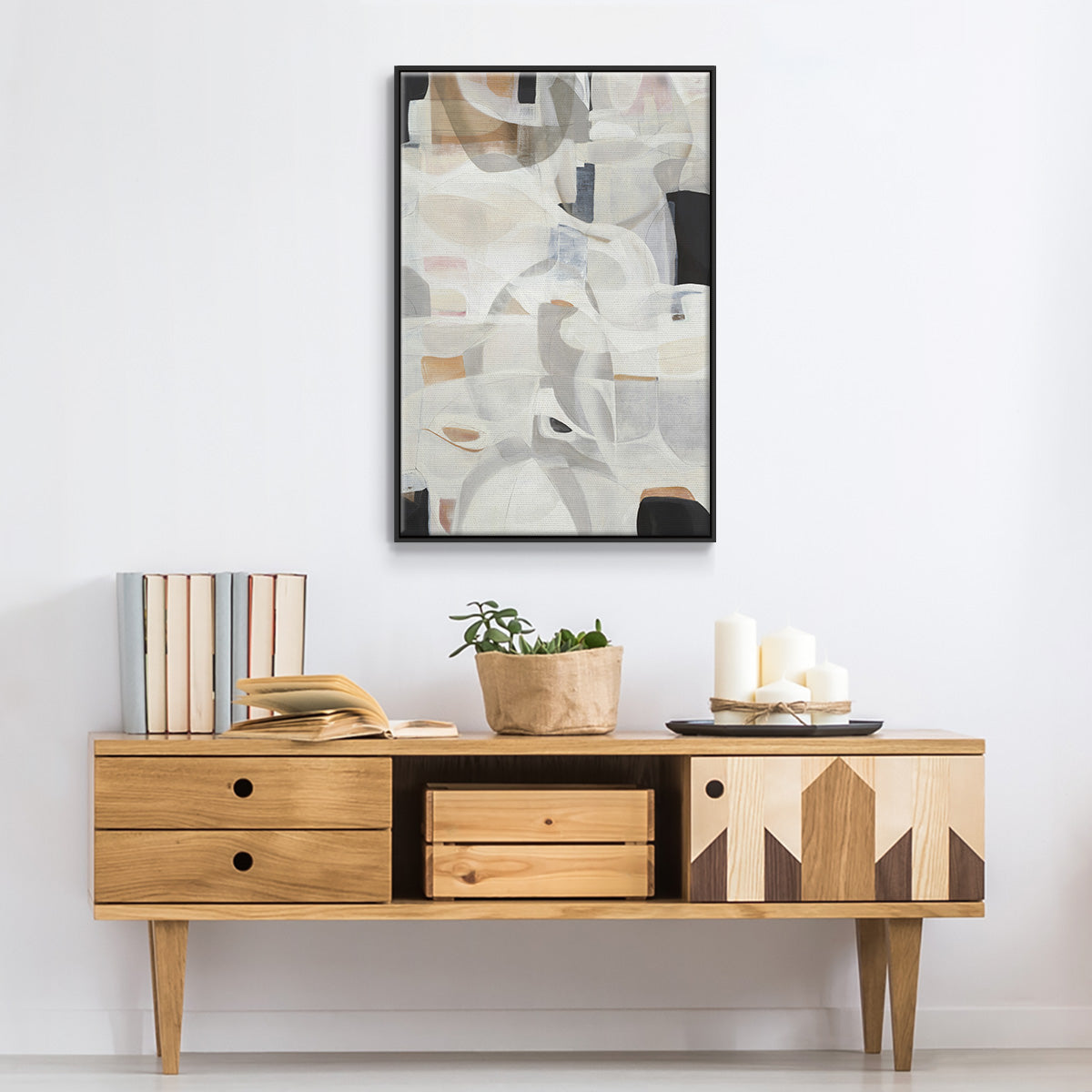 Windswept - Floater Framed Canvas Print