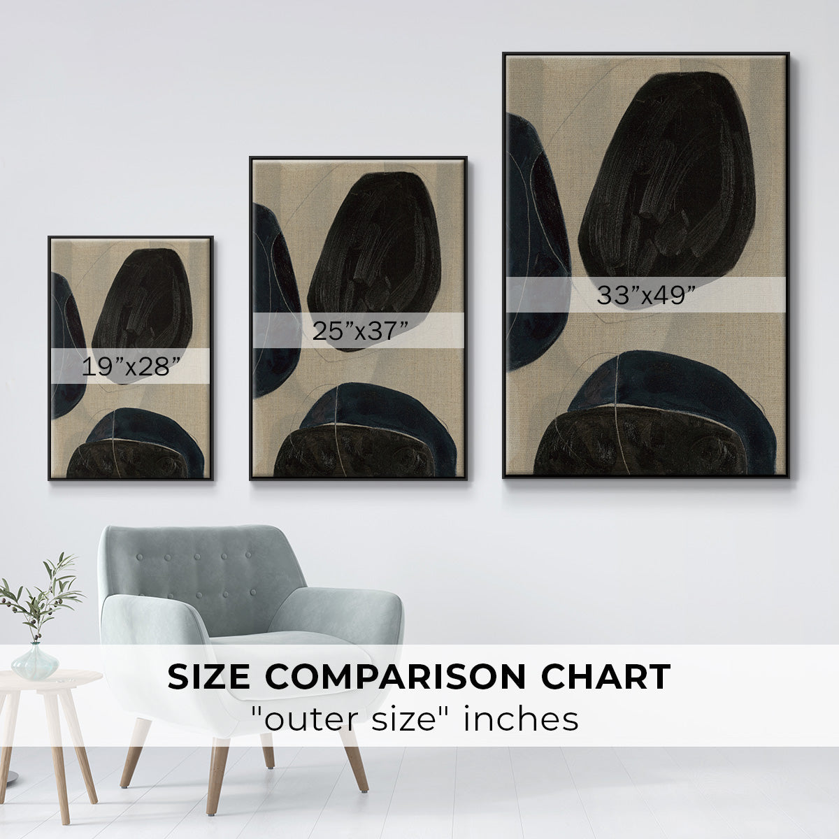 Gravity II - Floater Framed Canvas Print