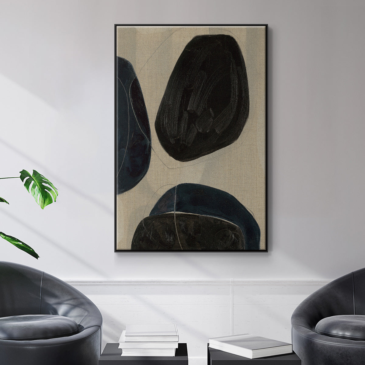 Gravity II - Floater Framed Canvas Print