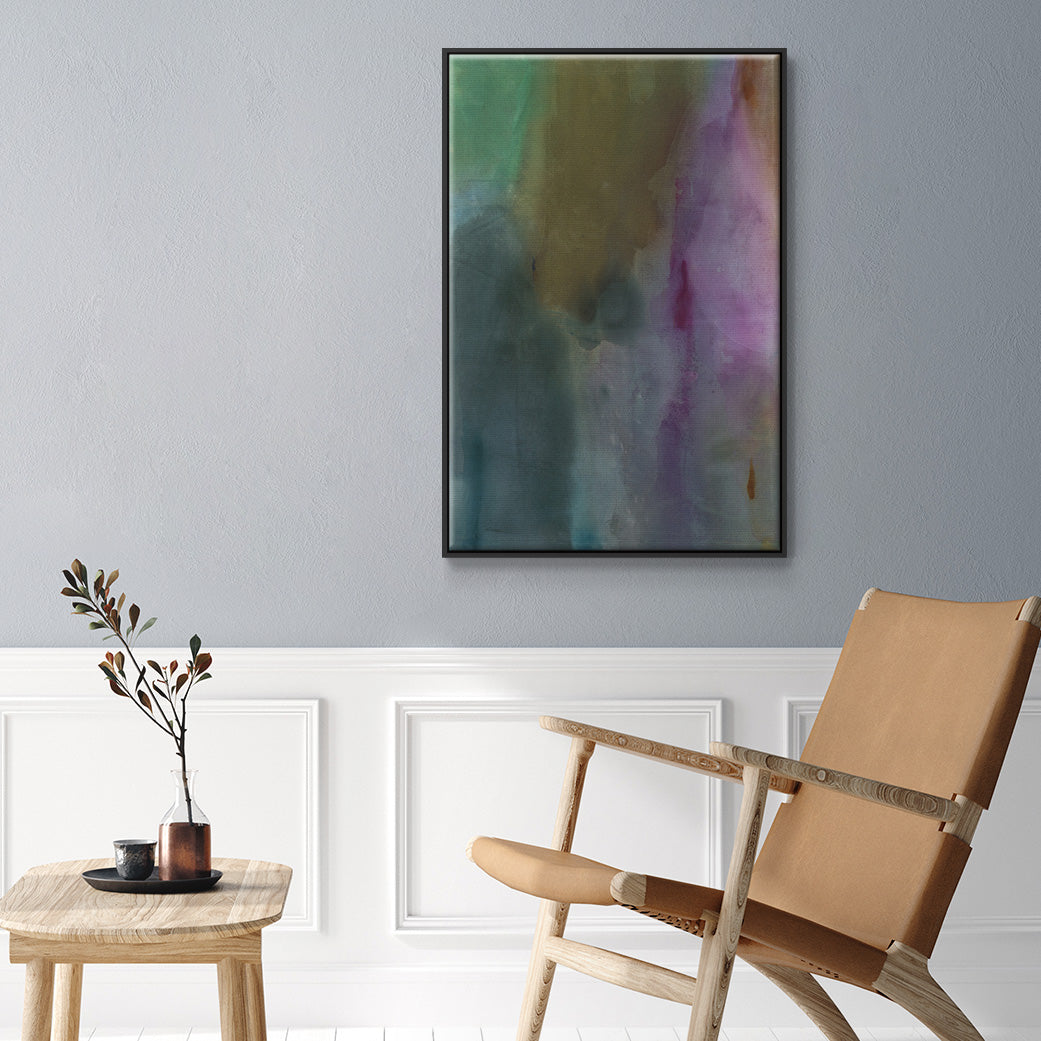 Simple Yet Affecting - Floater Framed Canvas Print