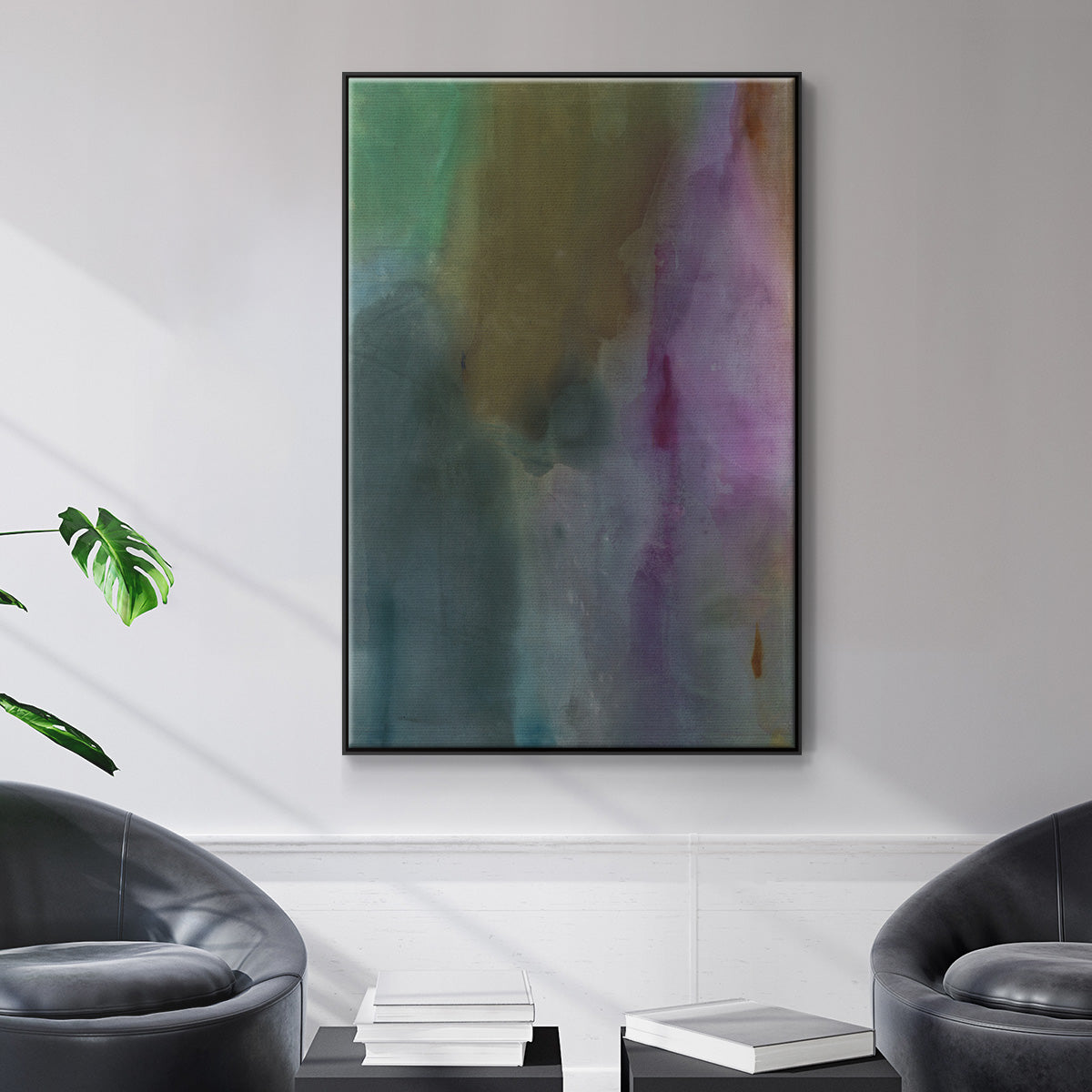 Simple Yet Affecting - Floater Framed Canvas Print