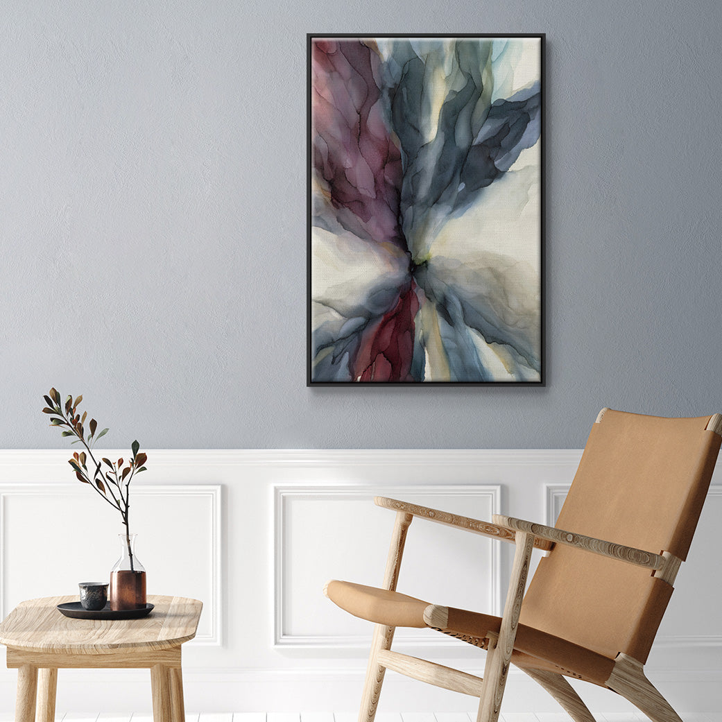 Untitled - Floater Framed Canvas Print