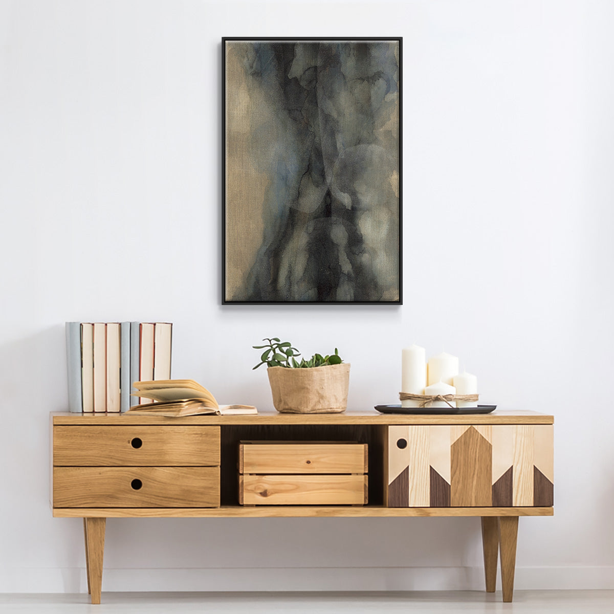 The Winter - Floater Framed Canvas Print