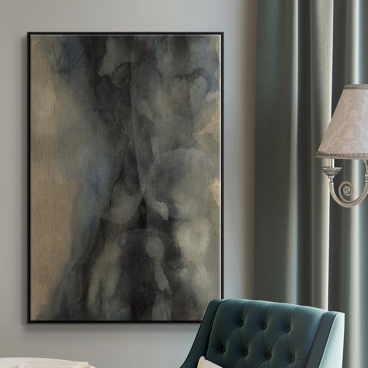 The Winter - Floater Framed Canvas Print