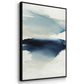 Waves I - Floater Framed Canvas Print