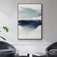 Waves I - Floater Framed Canvas Print