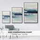 Waves II - Floater Framed Canvas Print
