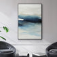 Waves II - Floater Framed Canvas Print