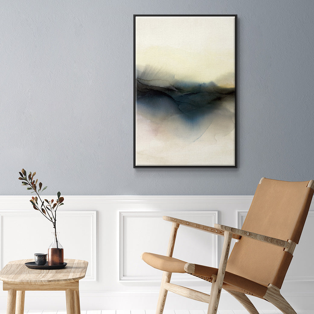 Continuum I - Floater Framed Canvas Print