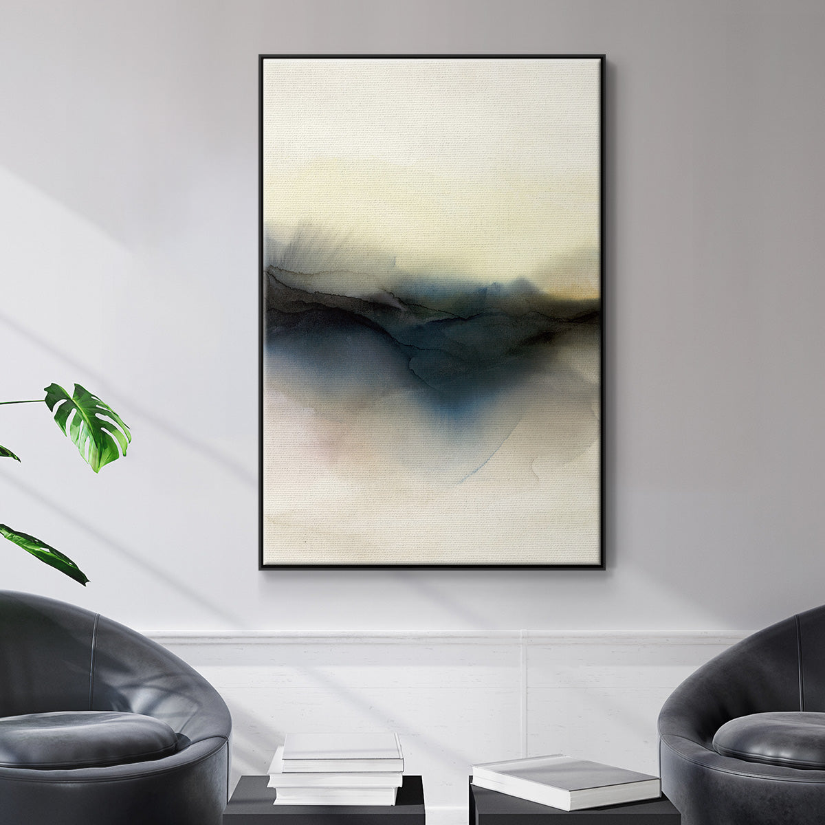 Continuum I - Floater Framed Canvas Print