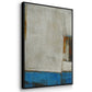 A Warped Window - Floater Framed Canvas Print