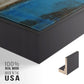 A Warped Window - Floater Framed Canvas Print