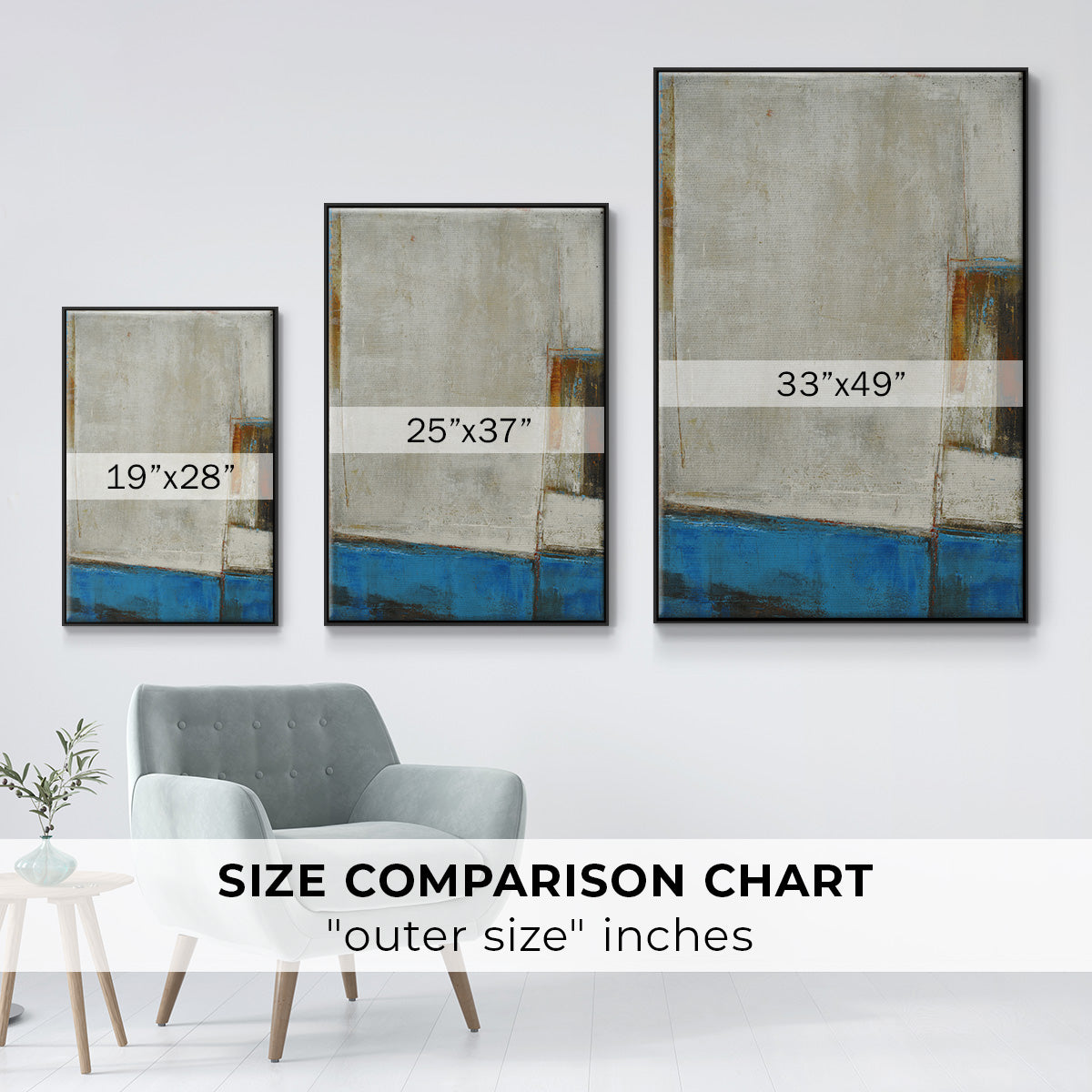A Warped Window - Floater Framed Canvas Print