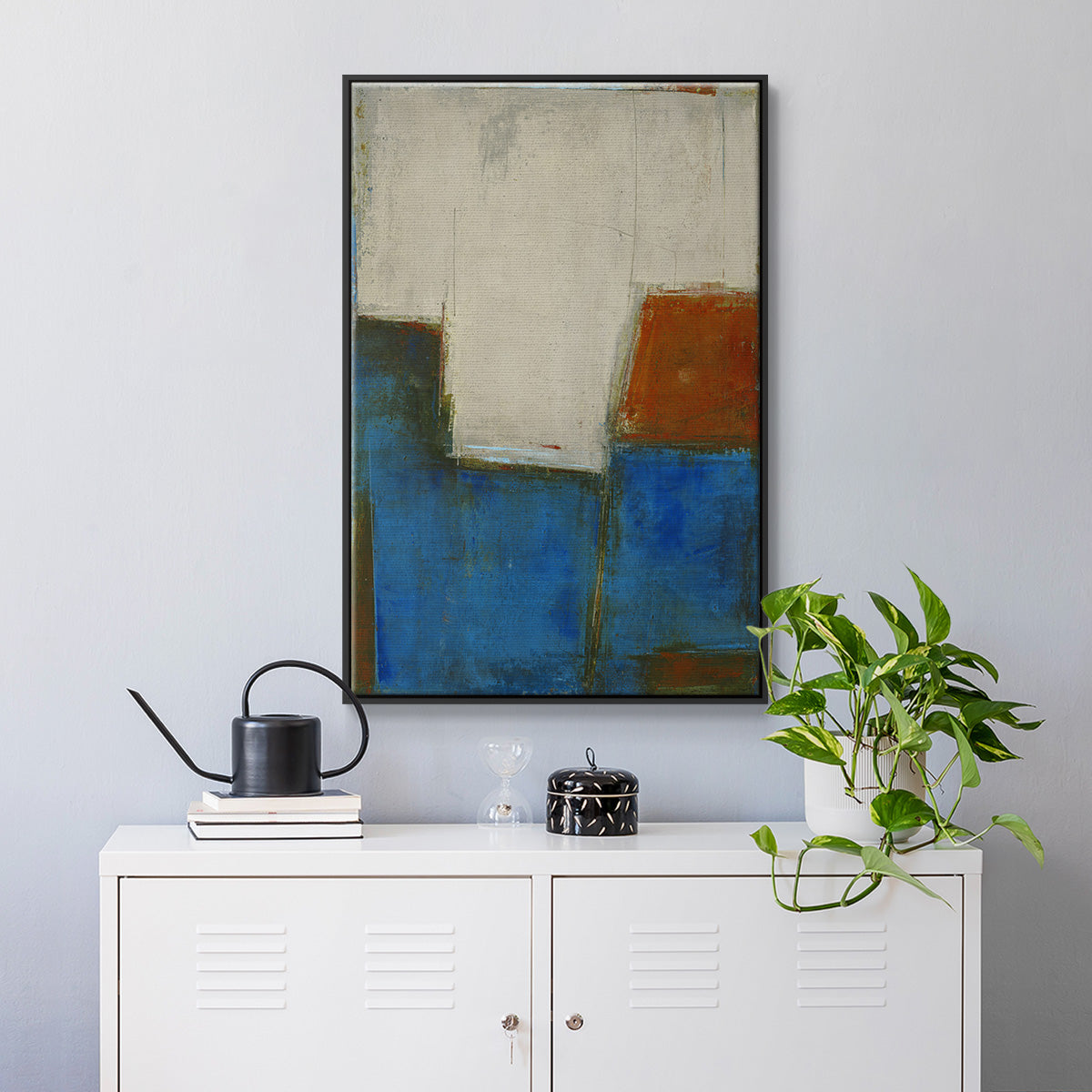 Complex Thought - Floater Framed Canvas Print