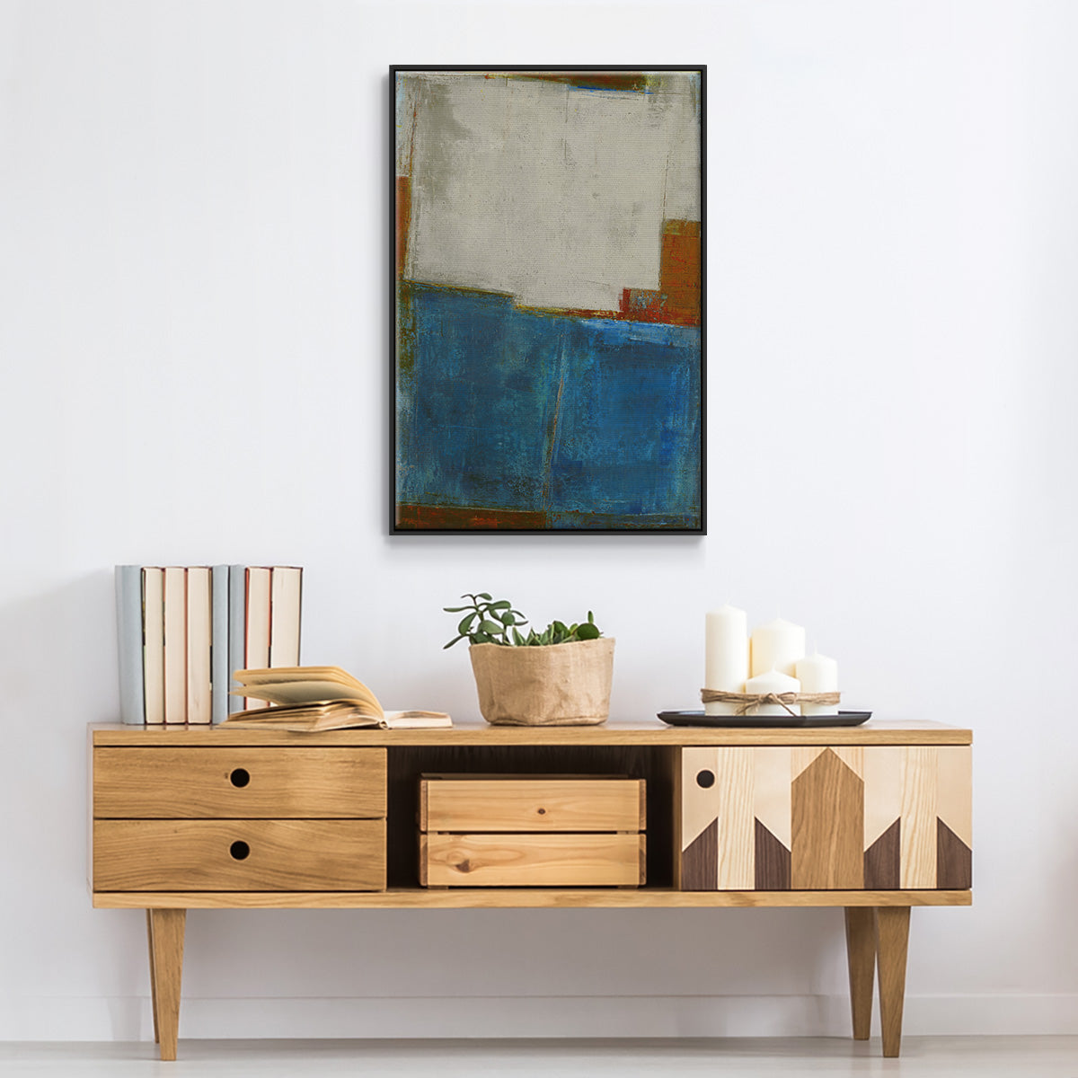Steady Moves - Floater Framed Canvas Print