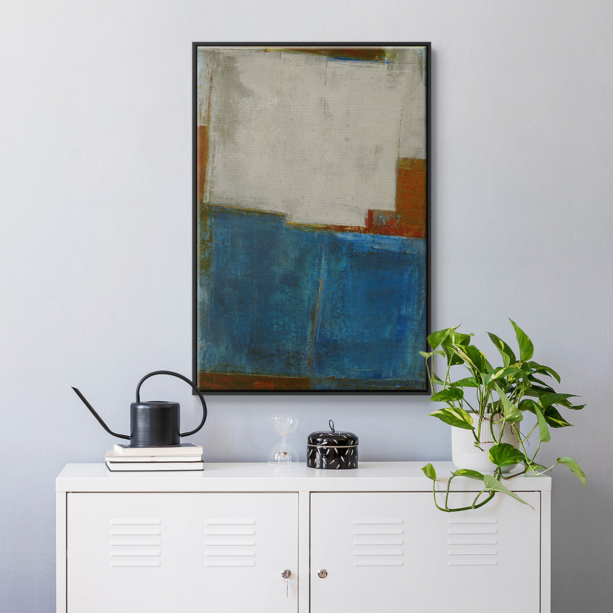 Steady Moves - Floater Framed Canvas Print