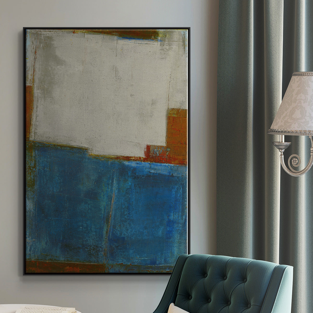 Steady Moves - Floater Framed Canvas Print
