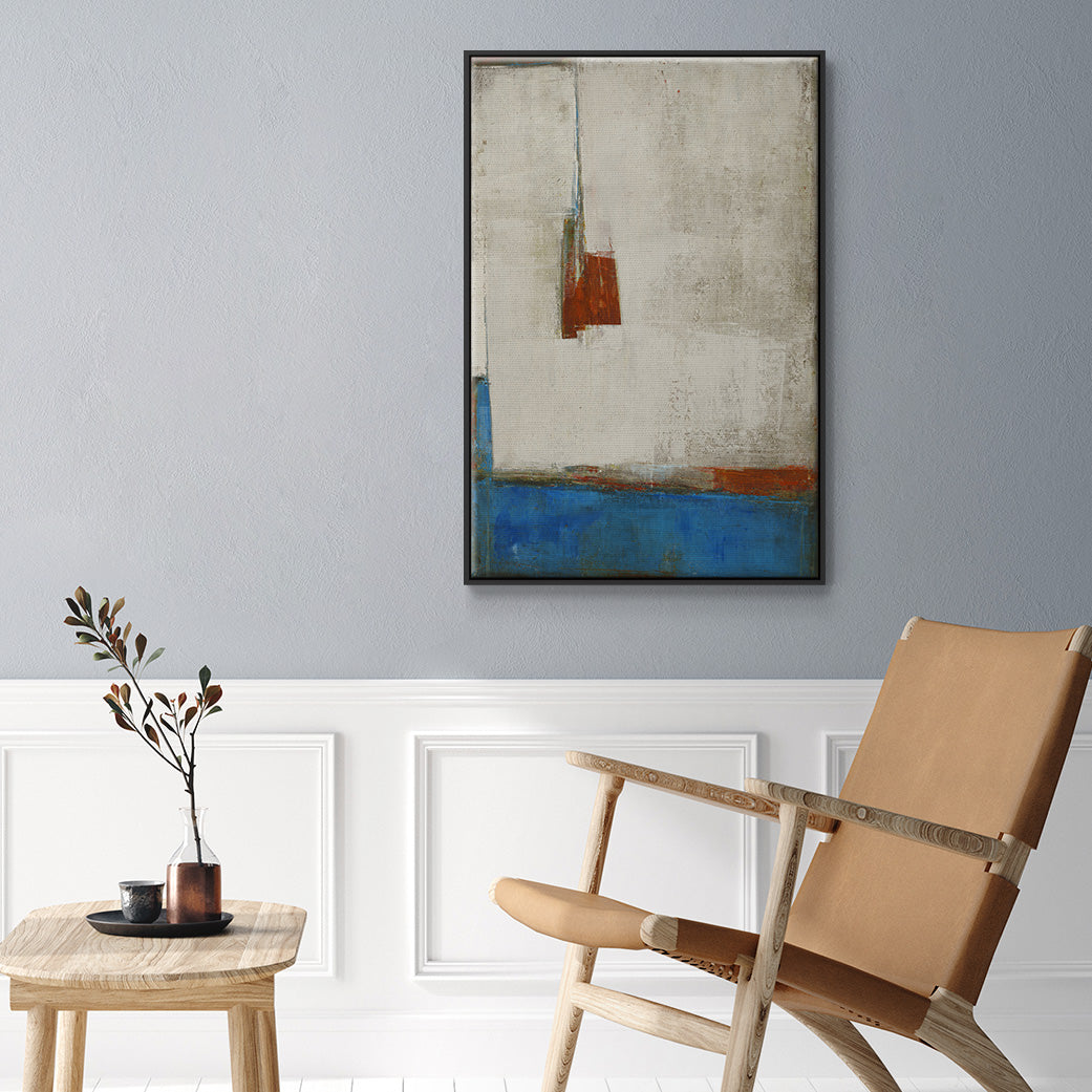 Take that Road - Floater Framed Canvas Print
