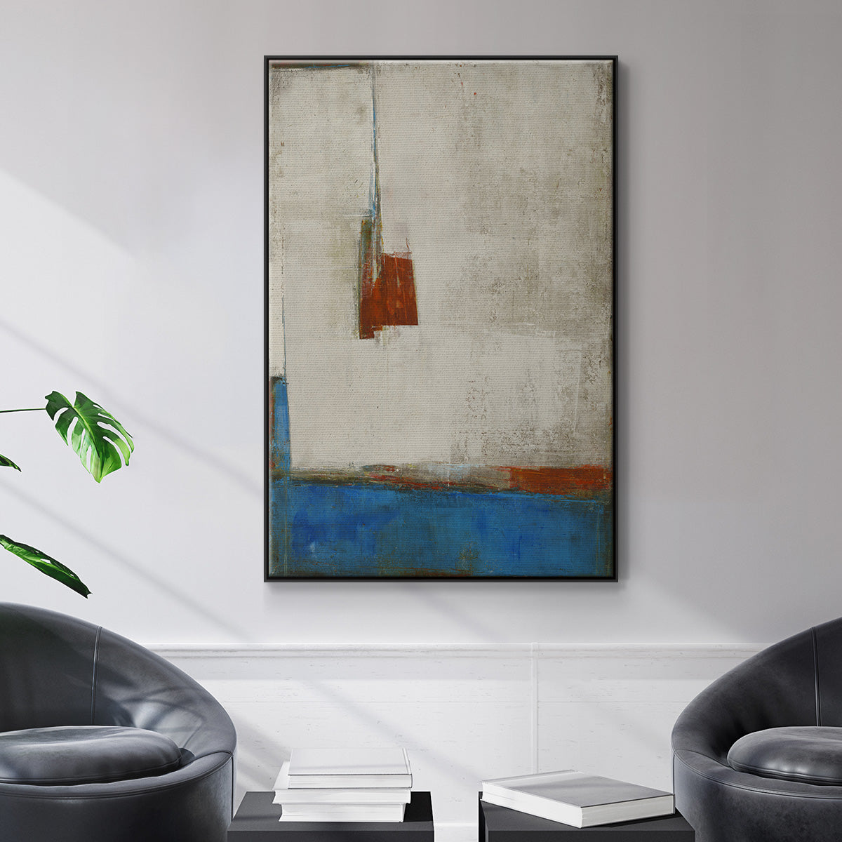 Take that Road - Floater Framed Canvas Print