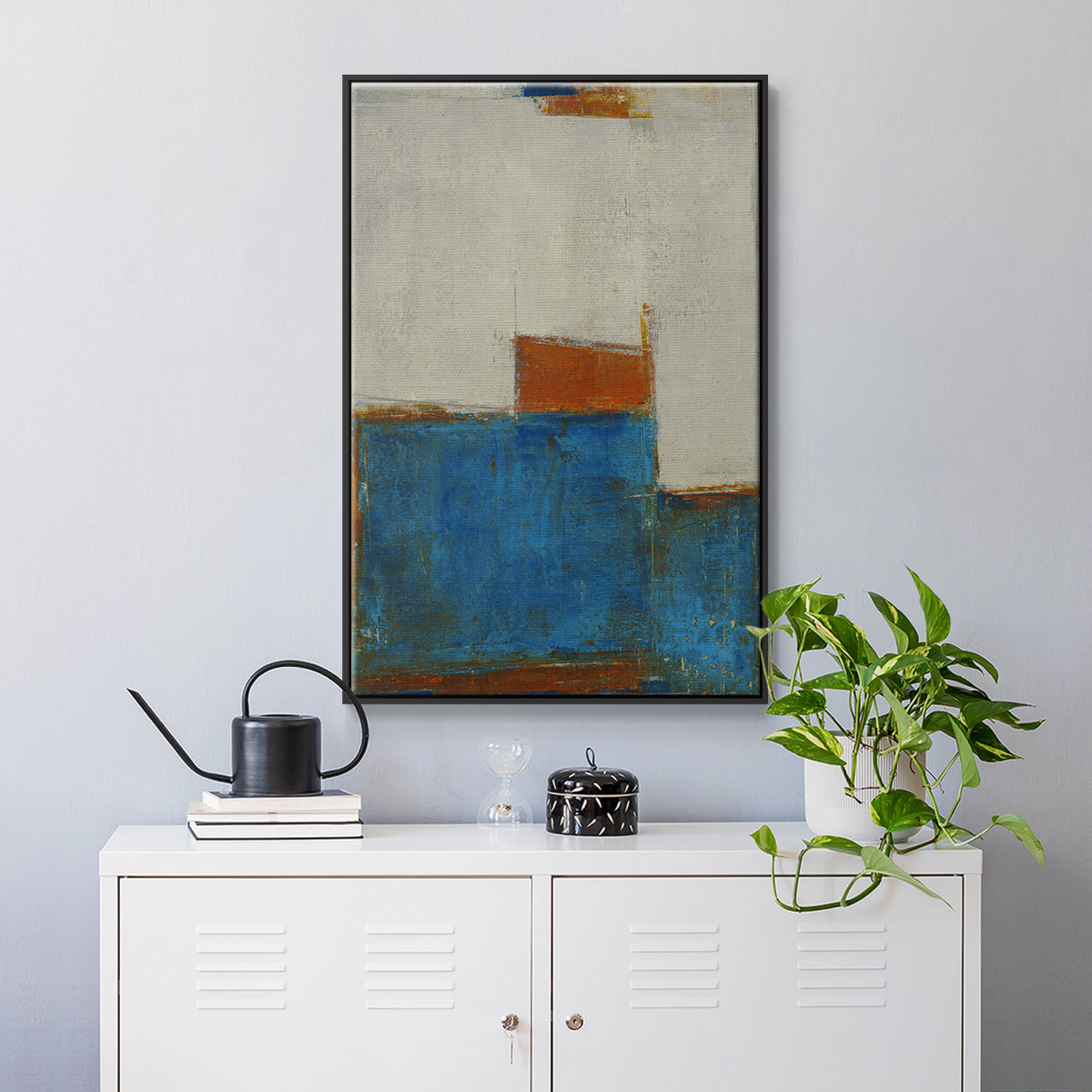 Sunset for Somebody - Floater Framed Canvas Print