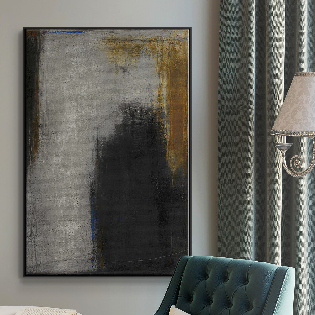 On My Way to Lately - Floater Framed Canvas Print