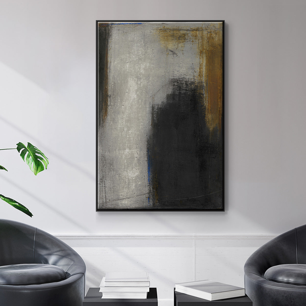 On My Way to Lately - Floater Framed Canvas Print