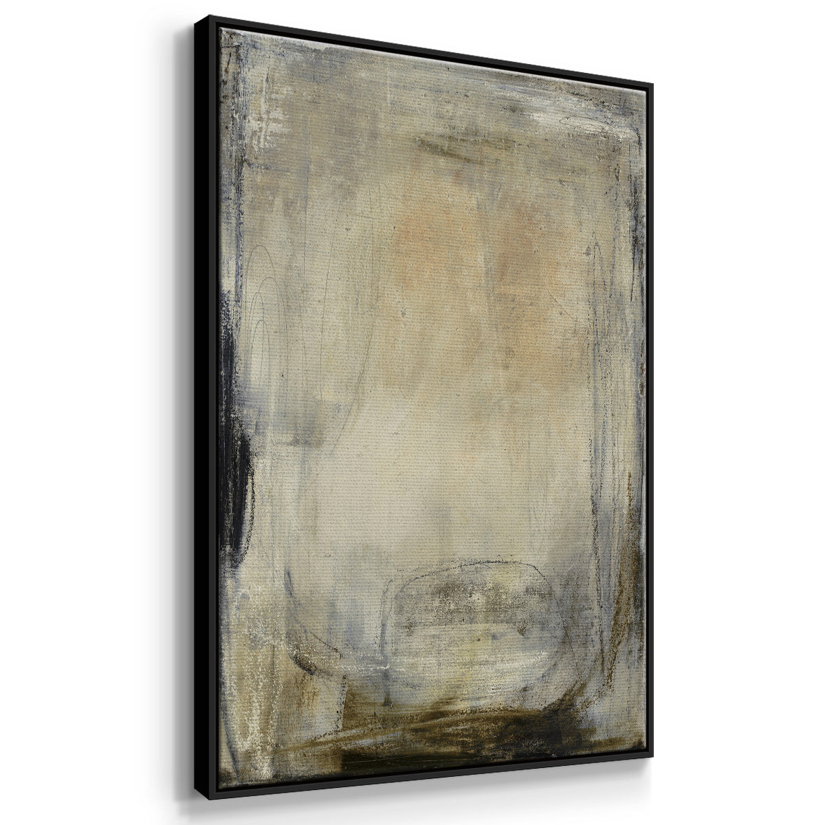 This is the Picture - Floater Framed Canvas Print