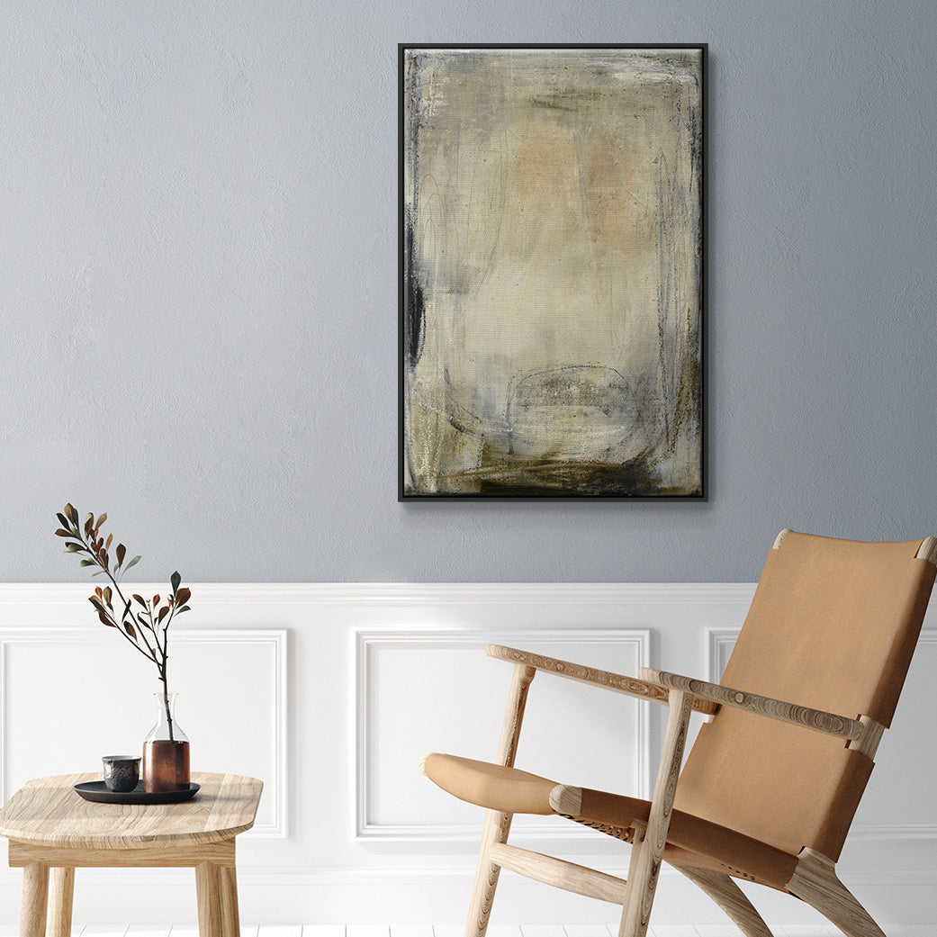 This is the Picture - Floater Framed Canvas Print