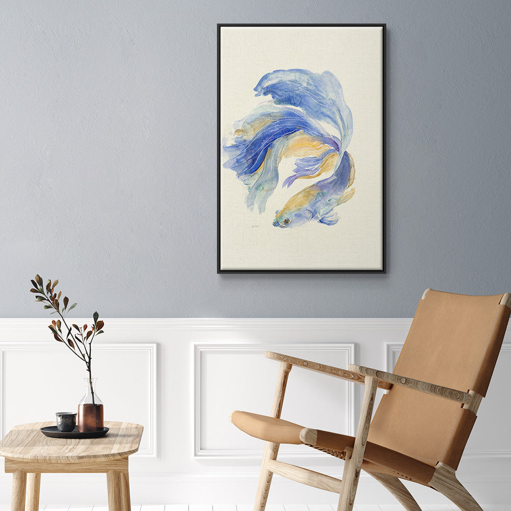 Betta II - Floater Framed Canvas Print