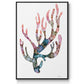 Sea Coral II - Floater Framed Canvas Print