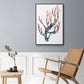 Sea Coral II - Floater Framed Canvas Print