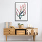 Sea Coral II - Floater Framed Canvas Print