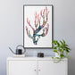 Sea Coral II - Floater Framed Canvas Print