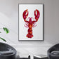 Lobster - Floater Framed Canvas Print