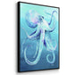 Octopus - Floater Framed Canvas Print