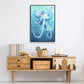 Octopus - Floater Framed Canvas Print