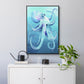 Octopus - Floater Framed Canvas Print