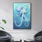 Octopus - Floater Framed Canvas Print
