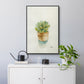 Succulent II - Floater Framed Canvas Print