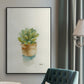 Succulent II - Floater Framed Canvas Print