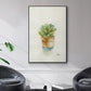 Succulent II - Floater Framed Canvas Print