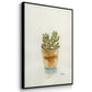 Succulent III - Floater Framed Canvas Print