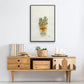 Succulent III - Floater Framed Canvas Print