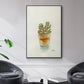 Succulent III - Floater Framed Canvas Print