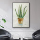 Succulent IV - Floater Framed Canvas Print