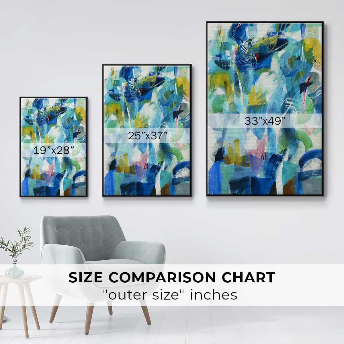 Green Passage - Floater Framed Canvas Print